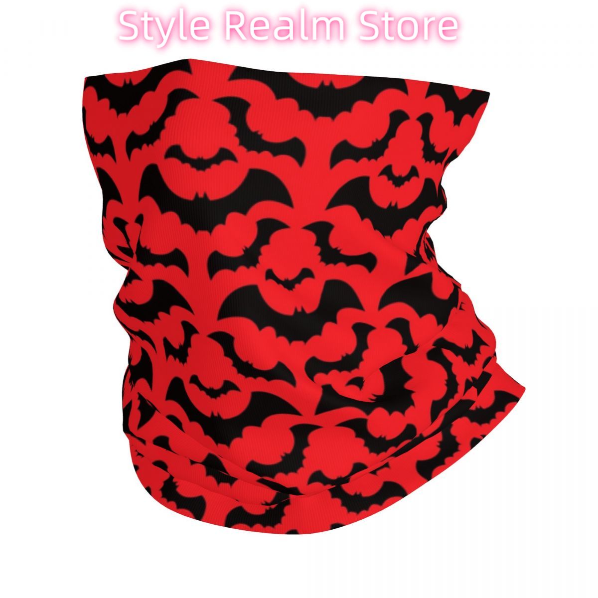 Gothic Witch Bats Pattern Band - Neck Warmer Tube のレビューと価格
