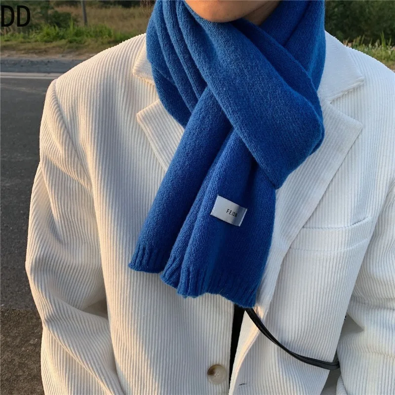Simple Chic Solid Soft Scarf A - Muffler Men Wool のレビューと価格