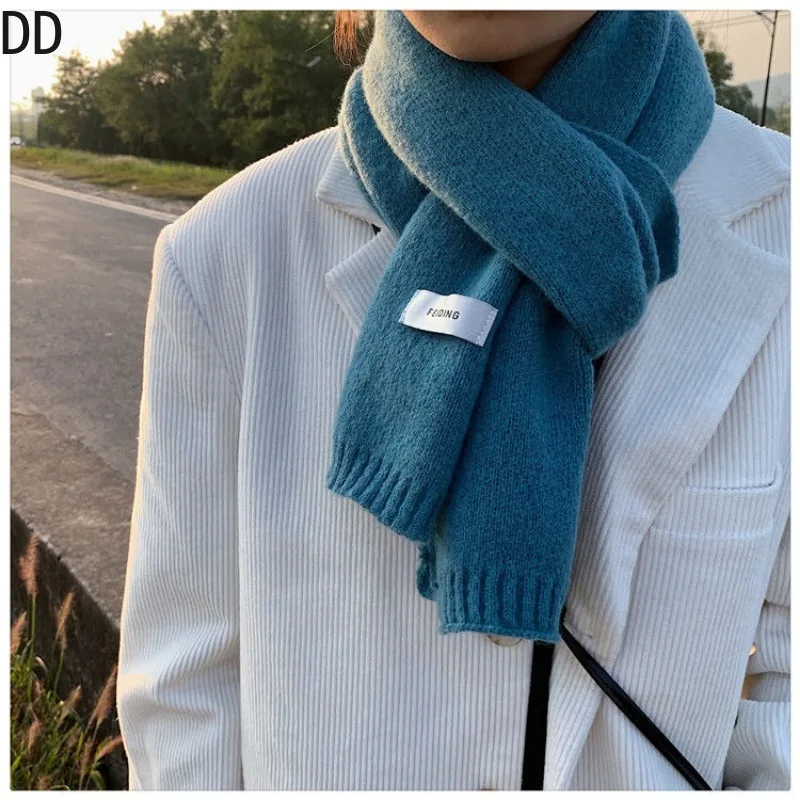 Simple Chic Solid Soft Scarf A - Muffler Men Wool のレビューと価格