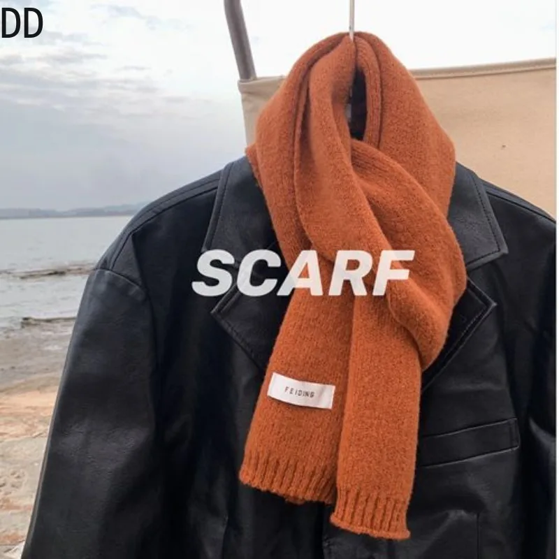 Simple Chic Solid Soft Scarf A - Muffler Men Wool のレビューと価格