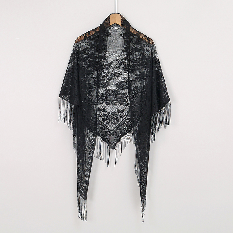 New Embroidery Lace Scarf Shaw - Stole Wedding Shawl のレビューと価格