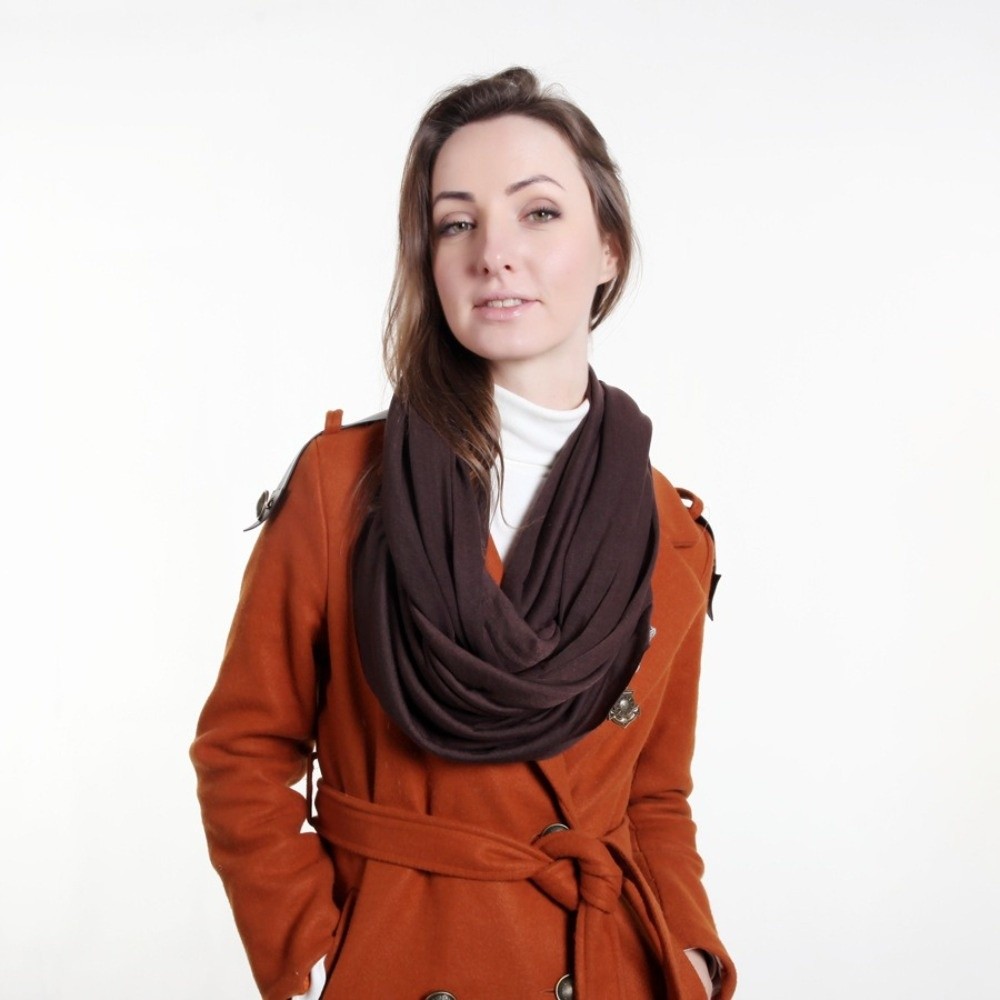 Fashion Solid Color Infinity S - Infinity Scarf Knit のレビューと価格