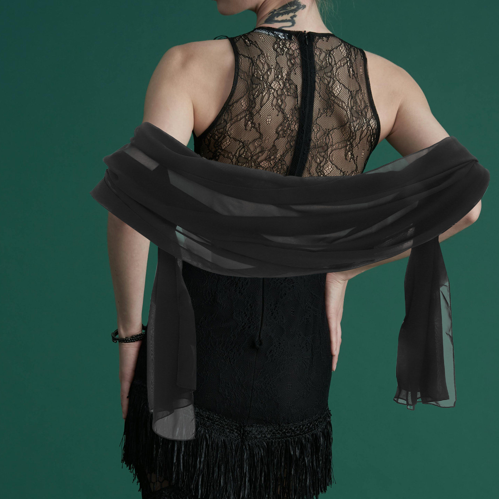 200X70Cm Chiffon Shawl For Wom - Stole Wedding Shawl のレビューと価格