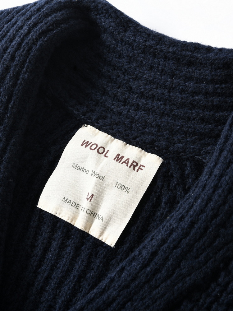 Eu Vintage 100% Wool Chunky Kn - Muffler Men Wool のレビューと価格
