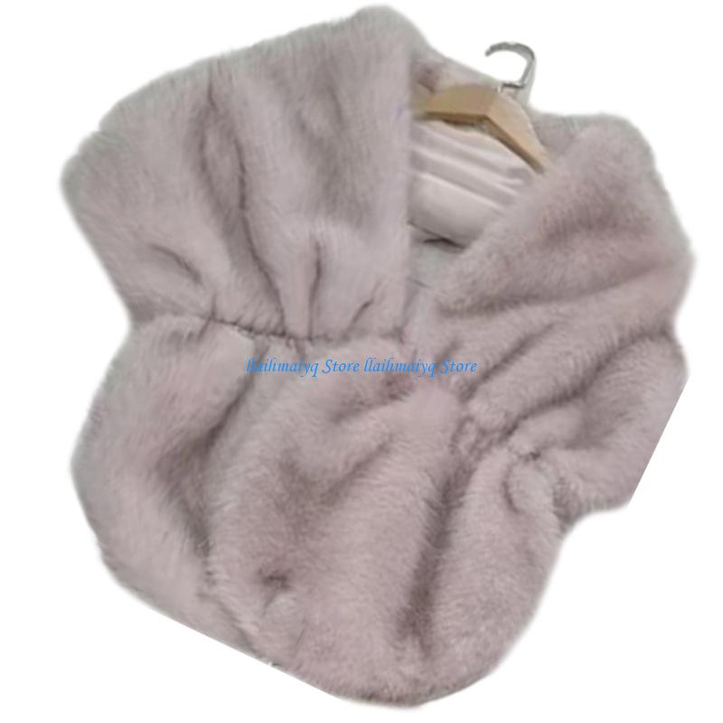 573B Luxurious Artificial Furs - Stole Wedding Shawl のレビューと価格