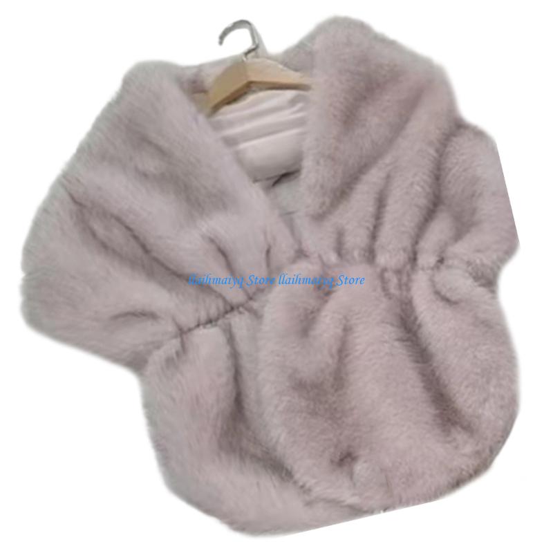 573B Luxurious Artificial Furs - Stole Wedding Shawl のレビューと価格