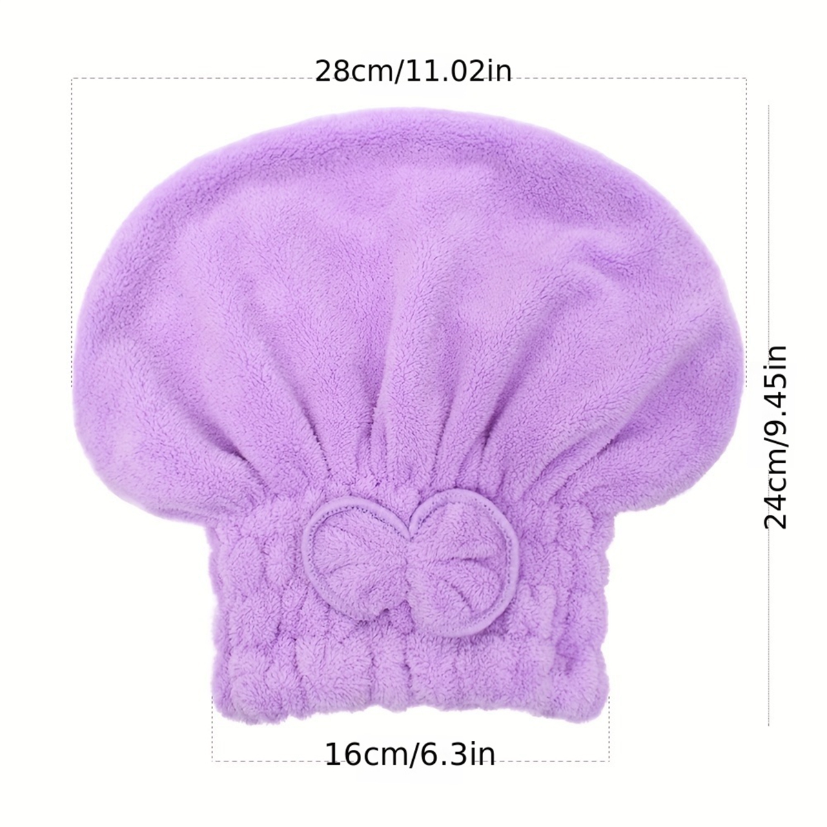 1Pc Microfiber Hair Drying Tow - Head Wrap Turban のレビューと価格