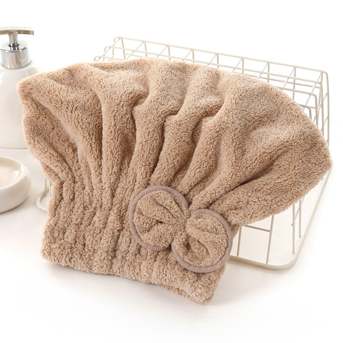 1Pc Microfiber Hair Drying Tow - Head Wrap Turban のレビューと価格