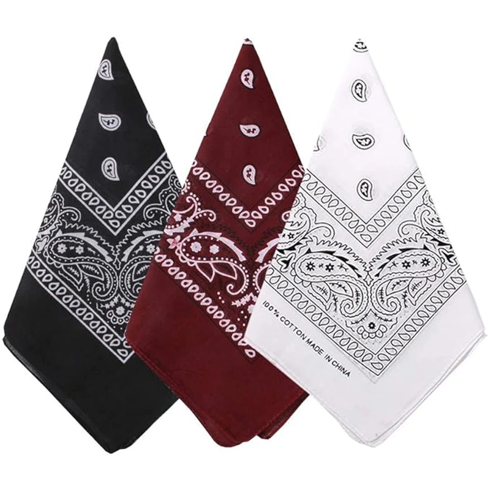 Unisex Men Women Bandana Hairb - Handkerchief Cotton Men のレビューと価格