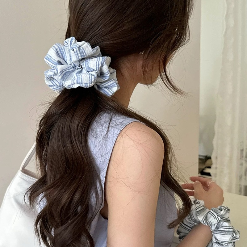 2024 Korea Fashion Stripe Hair - Silk Tie Striped のレビューと価格