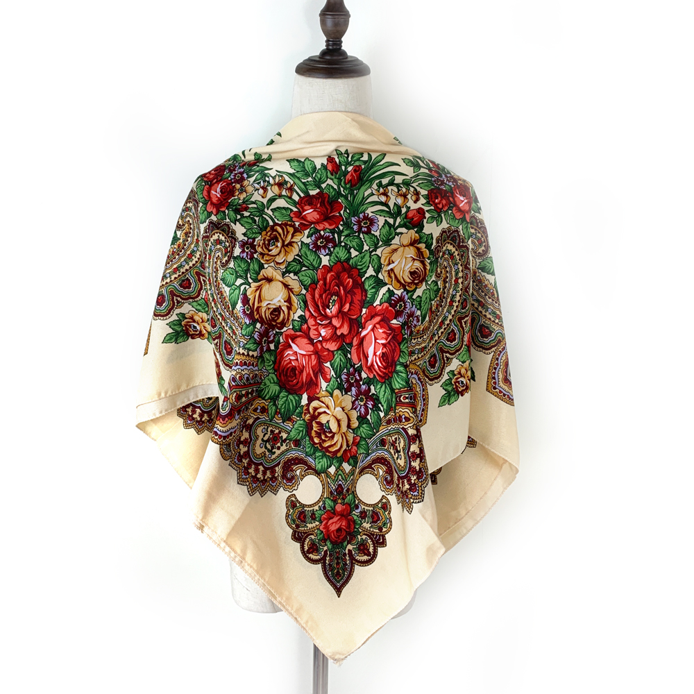 100*100cm Russian National Squ - Bandana Cotton のレビューと価格