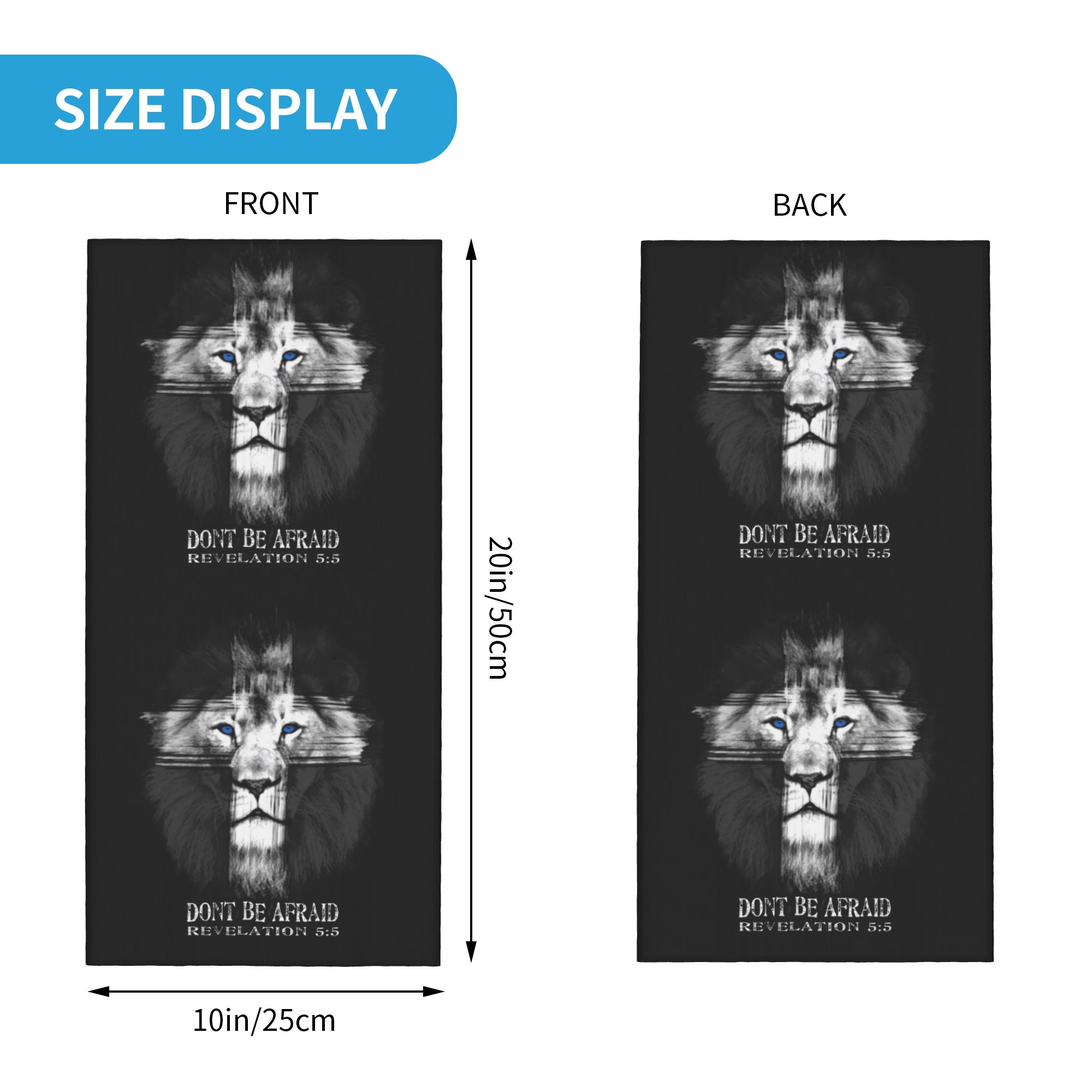 Custom Cool Lion Of Judah Jesu - Neck Warmer Tube のレビューと価格