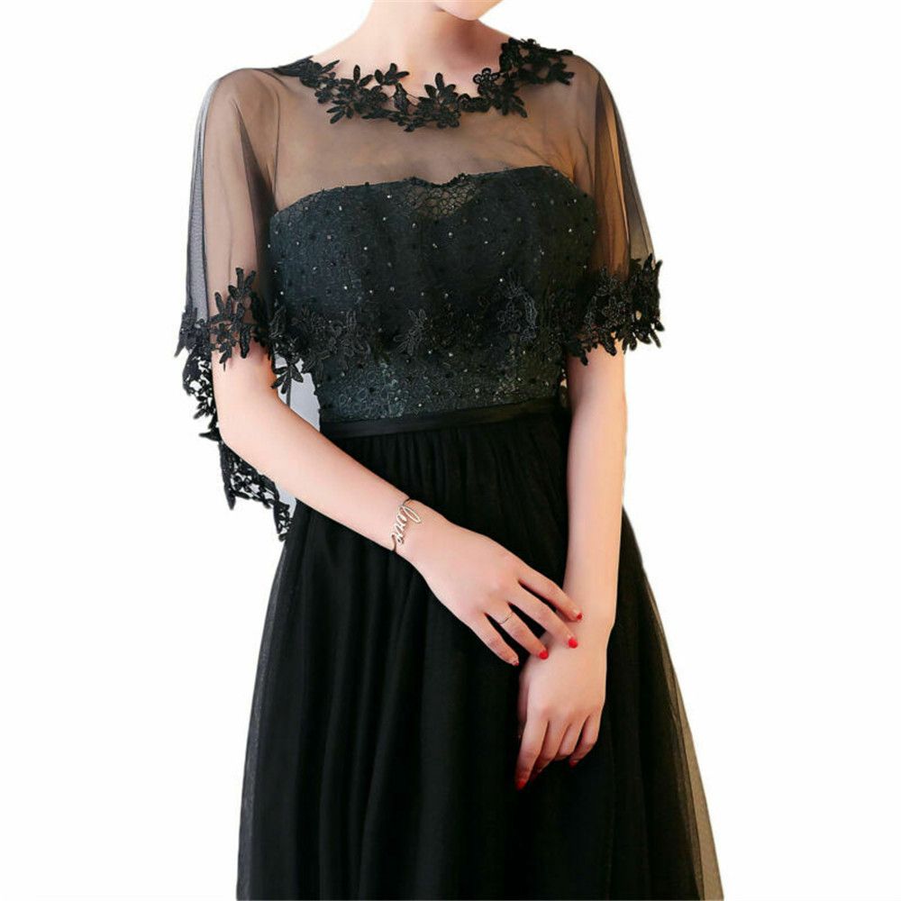 Fashion Lace Short Sleeve Shru - Stole Wedding Shawl のレビューと価格