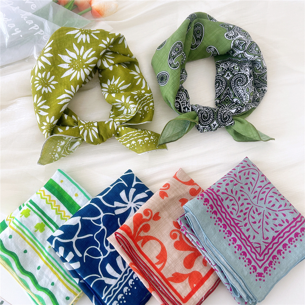 Luxury Floral Print Cotton Lin - Bandana Cotton のレビューと価格