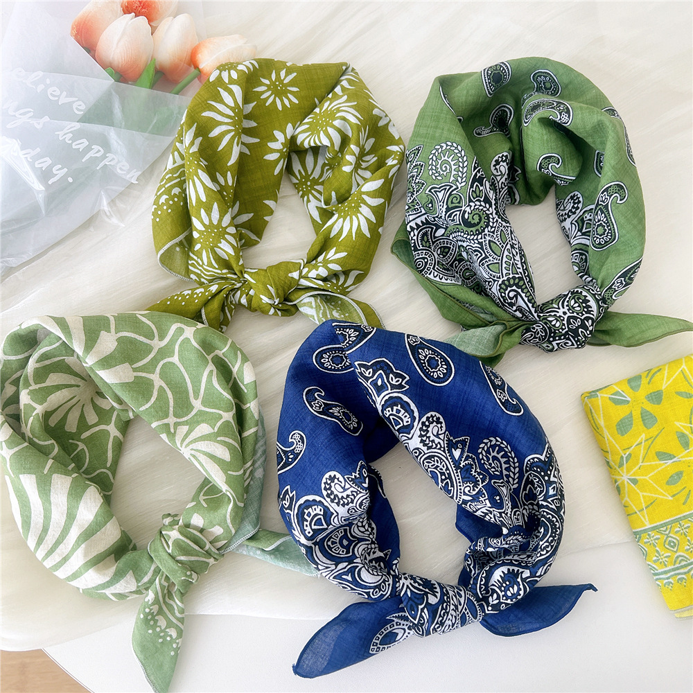 Luxury Floral Print Cotton Lin - Bandana Cotton のレビューと価格