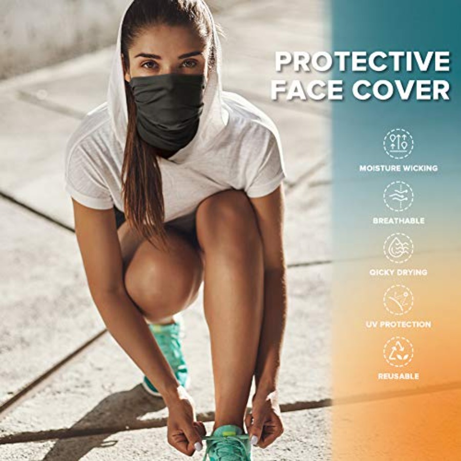 VULKIT 2 Pack Neck Gaiter Face - Face Scarf Mask のレビューと価格