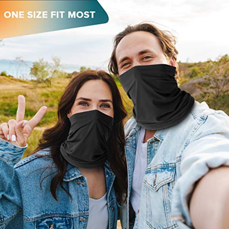 VULKIT 2 Pack Neck Gaiter Face - Face Scarf Mask のレビューと価格