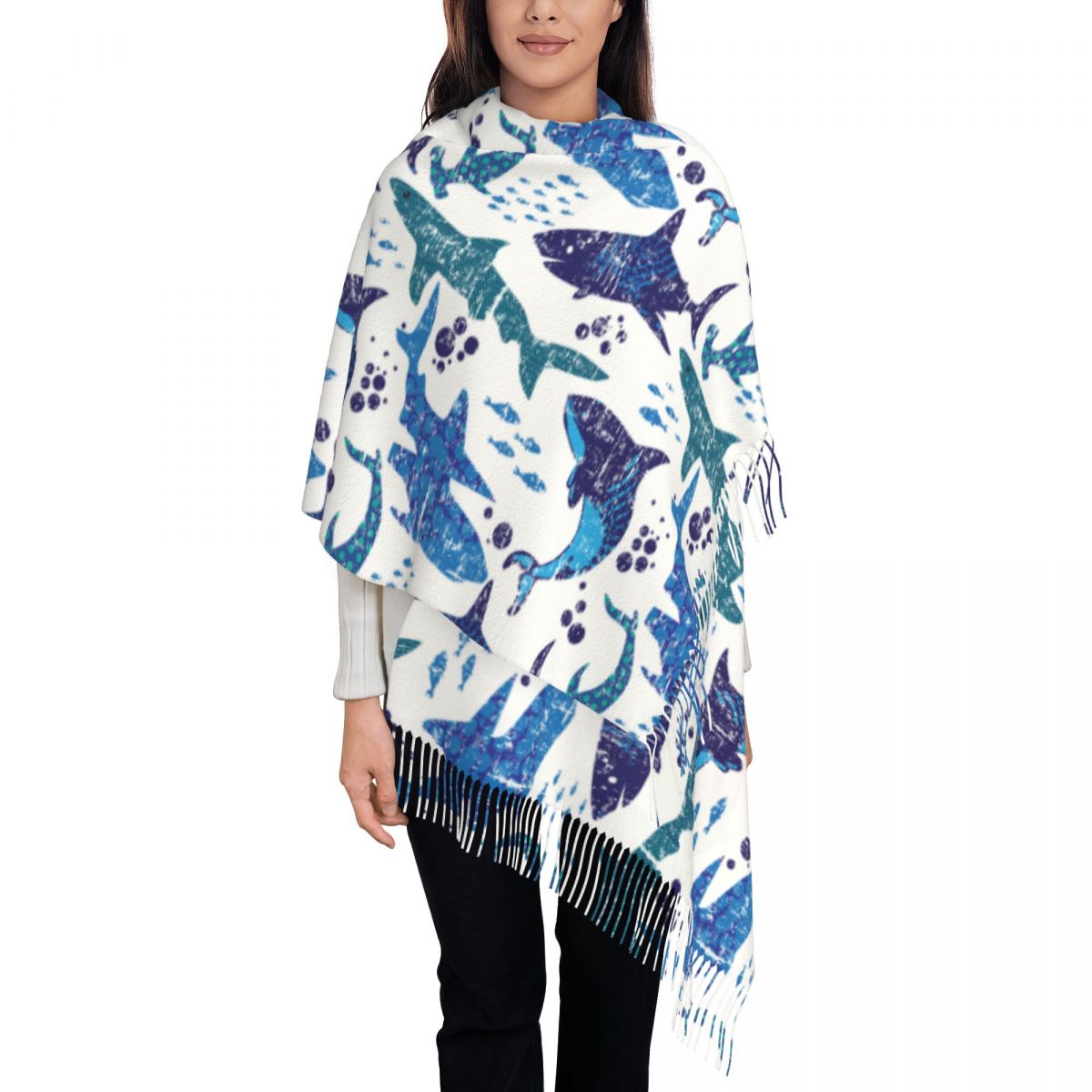 Shark Underwater World Ocean S - Pashmina Wrap Large のレビューと価格