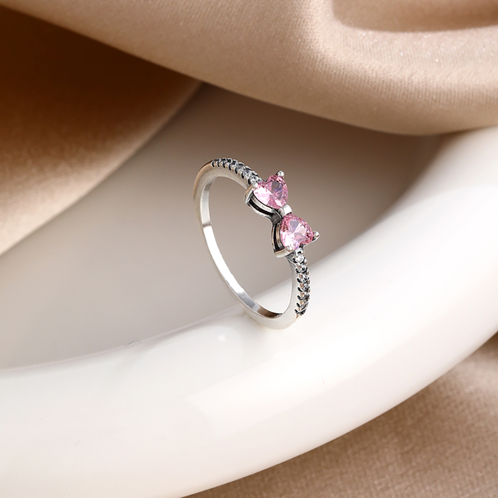 925 Sterling Silver Red Pink W - Tie Clip Silver のレビューと価格