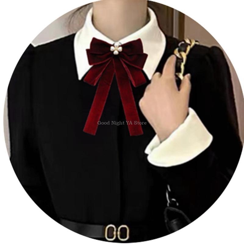 Luxurious Velvets Bows Tie for - Bow Tie Pre Tied のレビューと価格