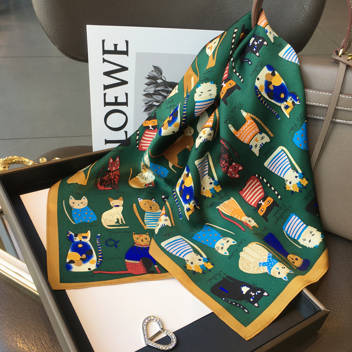 Luxury Brand 2023 Silk Square  - Silk Tie Striped のレビューと価格