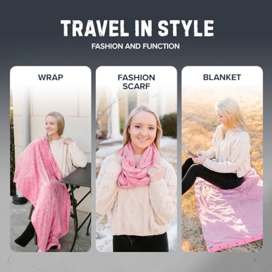 Infinity Travel Scarf Loop wit - Infinity Scarf Knit のレビューと価格