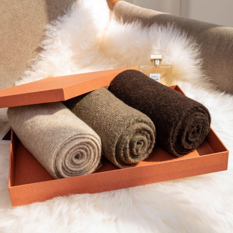 Korean Style Classic Woolen Sc - Muffler Men Wool のレビューと価格