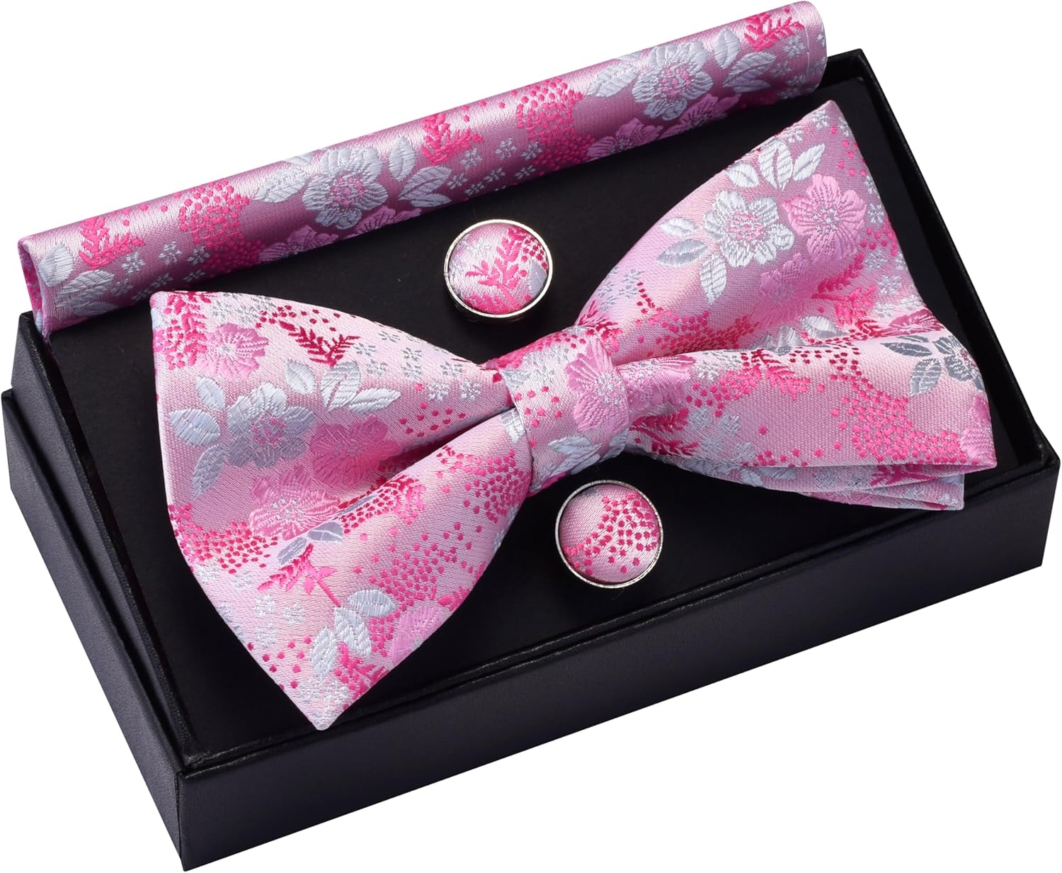 Floral Bow Tie & Handkerchief  - Pocket Square Set のレビューと価格