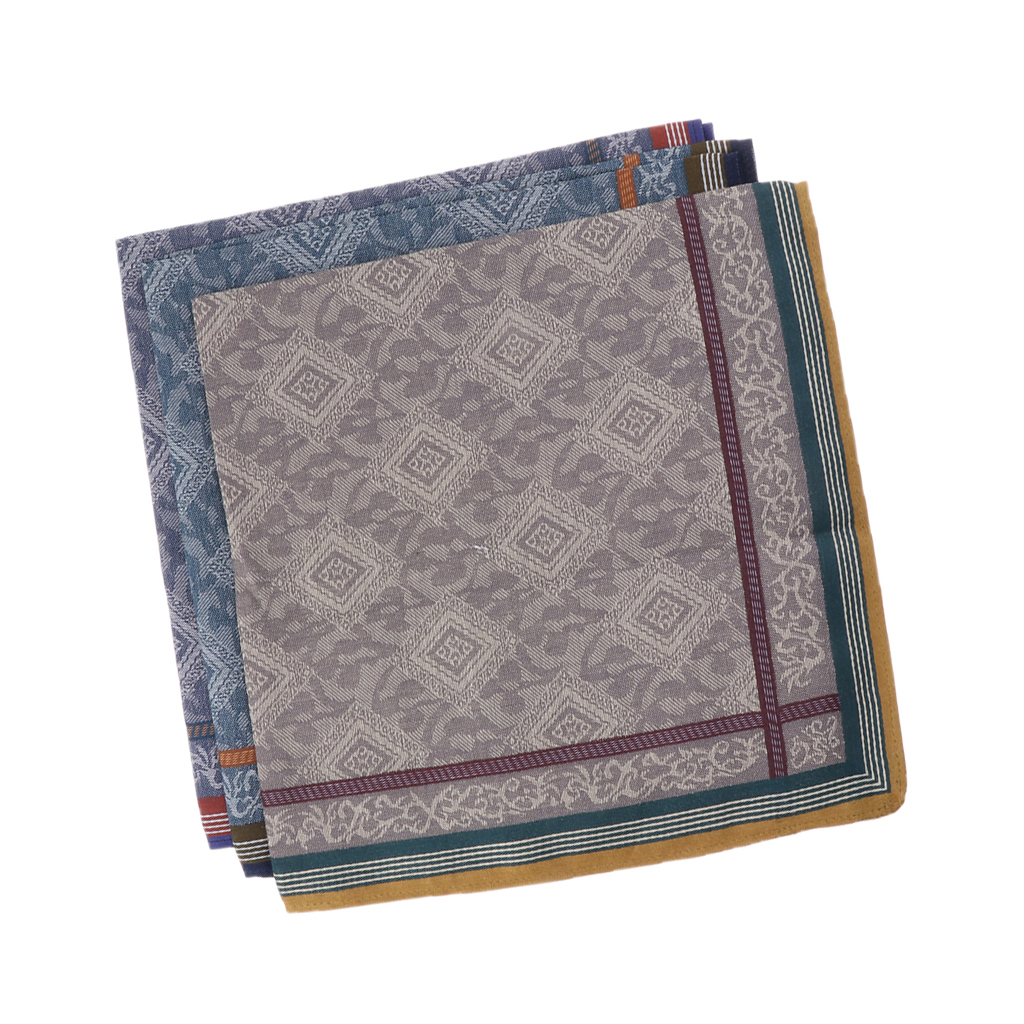 3pcs Classic Mens Plaid Handke - Handkerchief Cotton Men のレビューと価格