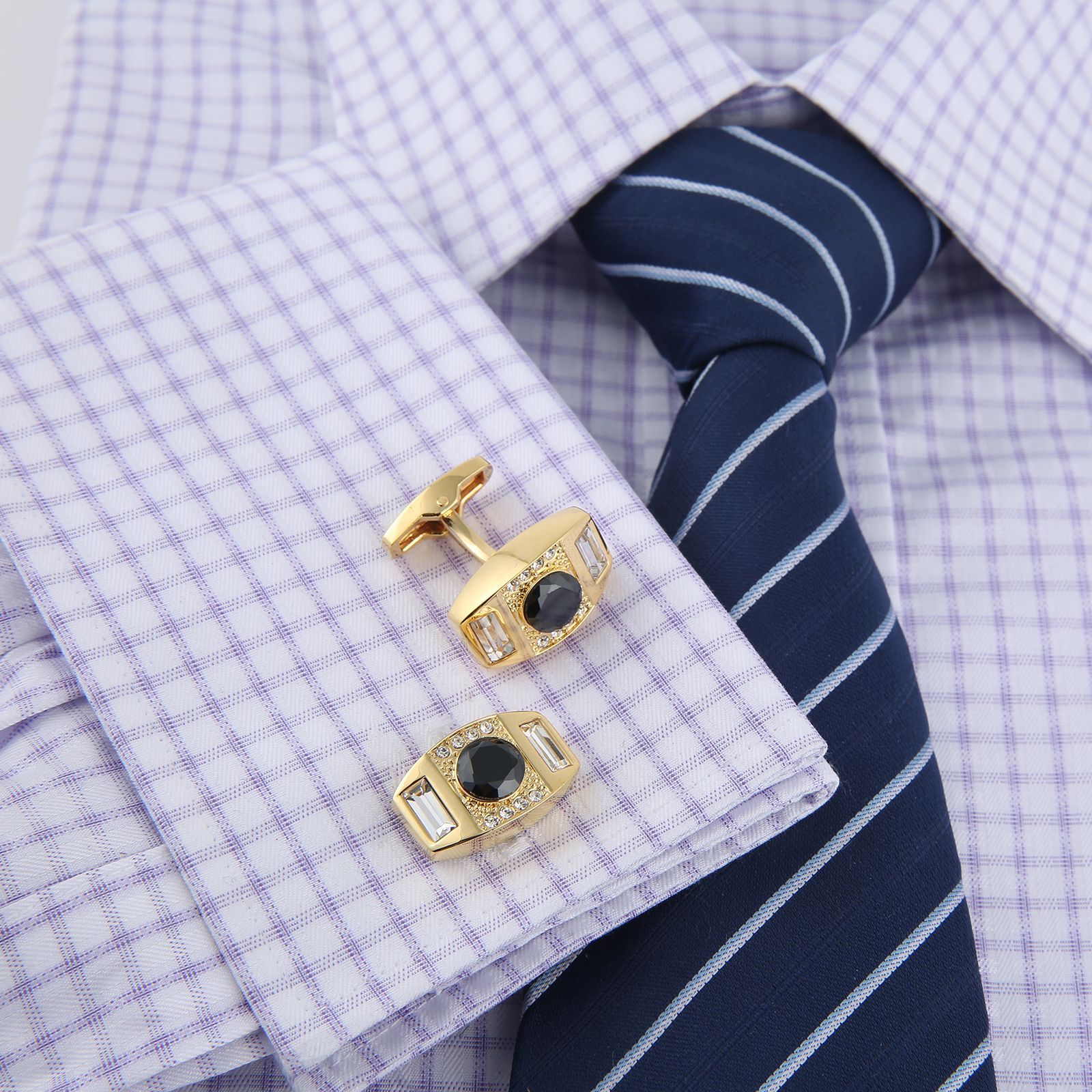 High Quality Cufflinks Necktie - Tie Bar Set Gift のレビューと価格