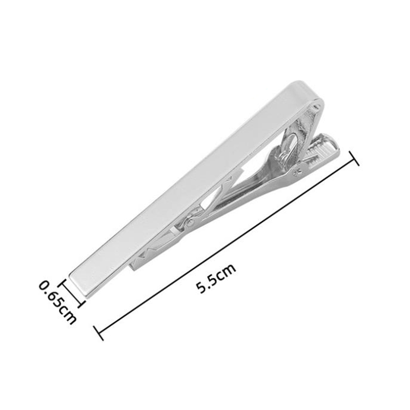 Silver Tie Clip for Men 2.2