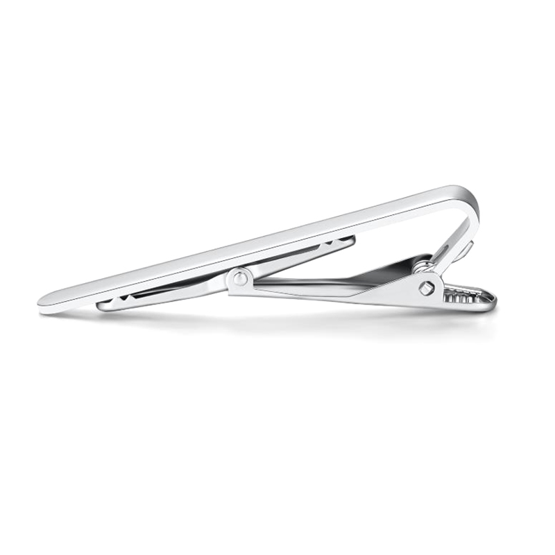 Silver Tie Clip for Men 2.2