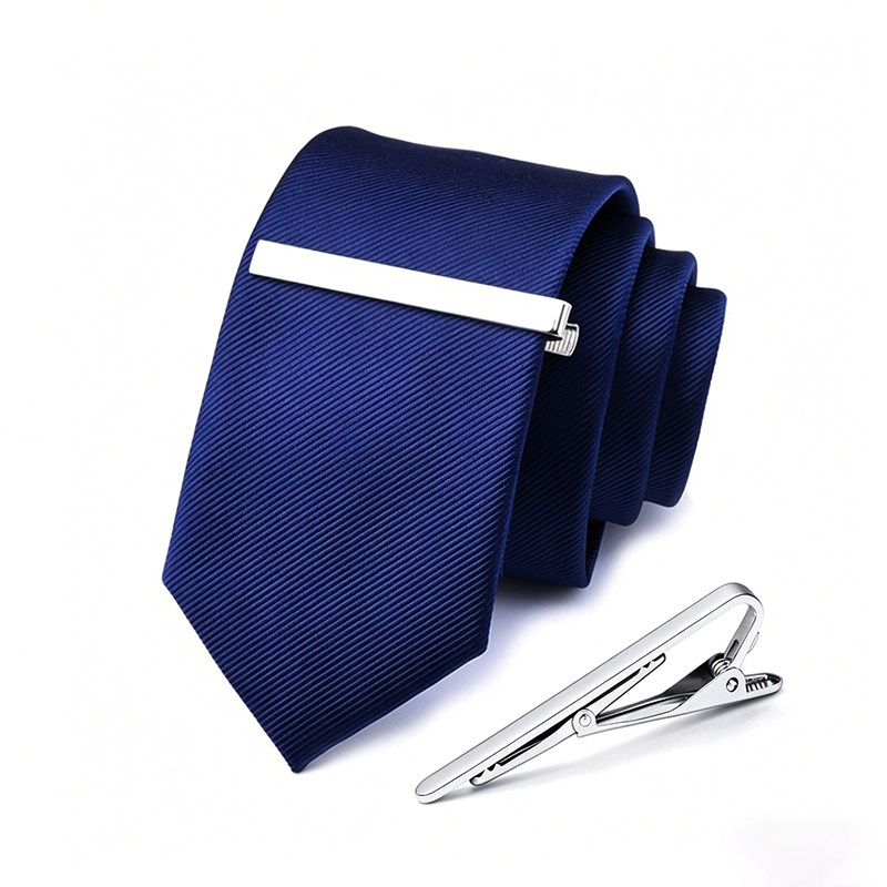 Silver Tie Clip for Men 2.2