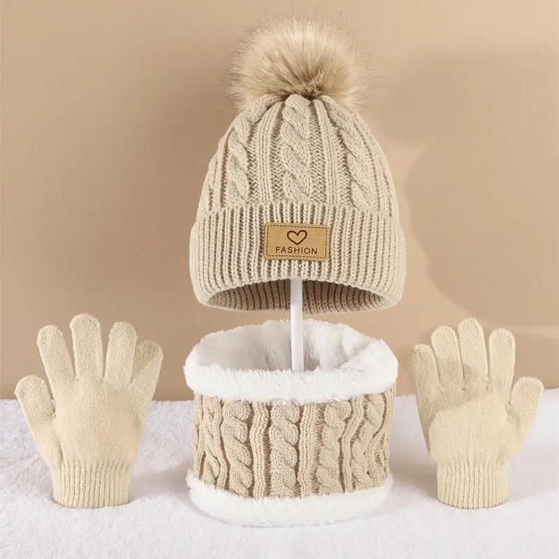 Toddler Kids Pom Pom Decor Bea - Infinity Scarf Knit のレビューと価格