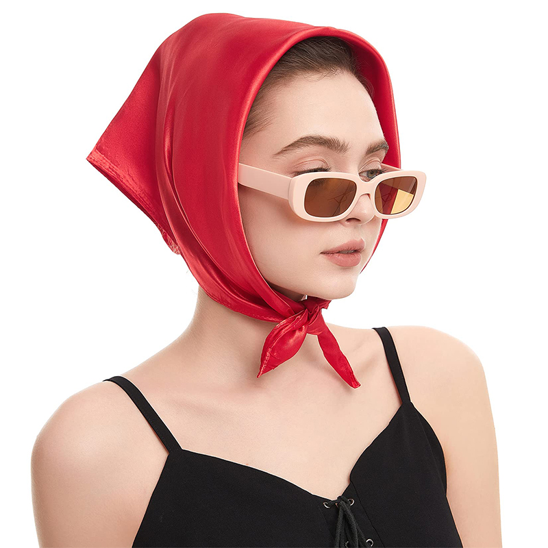 2024 New Fashion Women Satin S - Scarf Silk Square のレビューと価格