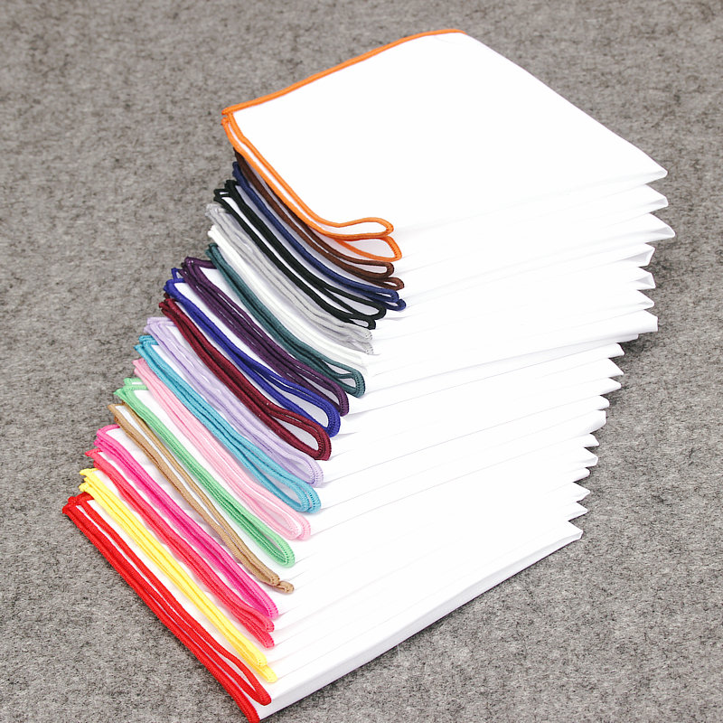 2018 Fashion Mens Cotton White - Pocket Square Set のレビューと価格