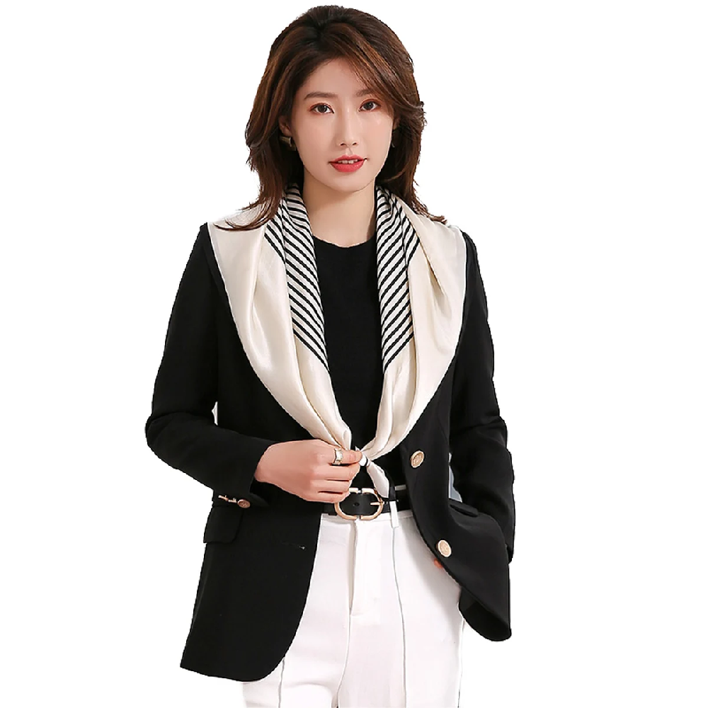Vintage 100% Silk Scarf Women  - Silk Tie Striped のレビューと価格