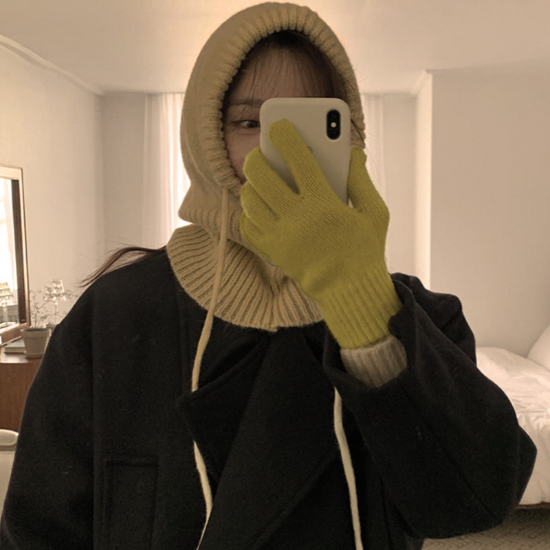 Knitted Hooded Infinity Scarf  - Infinity Scarf Knit のレビューと価格