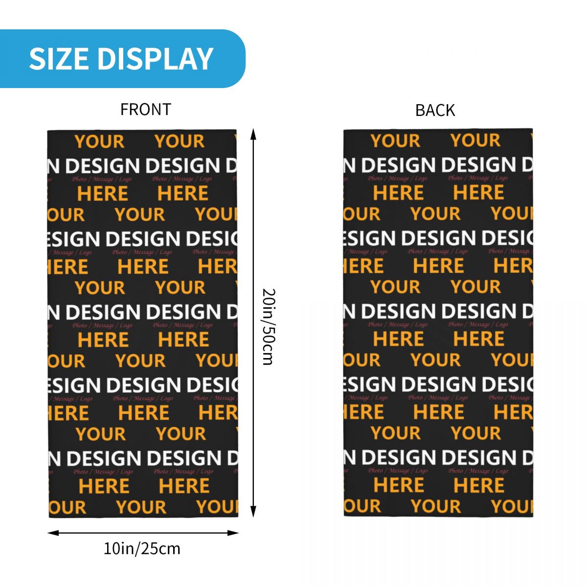 Custom Your Design Here Bandan - Neck Warmer Tube のレビューと価格