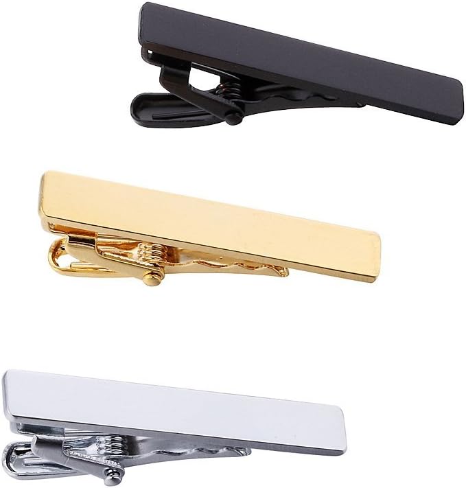 Men's Skinny Tie Clip Set 3 To - Skinny Tie Men のレビューと価格