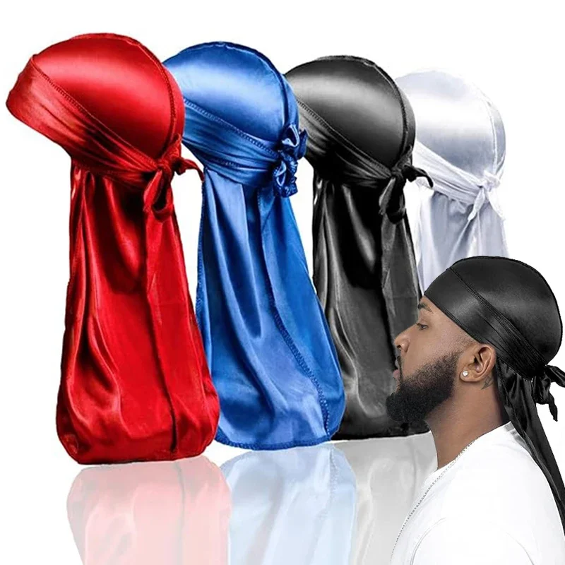 New silk Durag Bandana Turban  - Bandana Doo Rag のレビューと価格