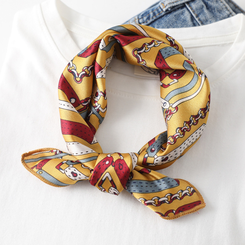 Women scarf  50*50cm Square Sk - Silk Tie Striped のレビューと価格