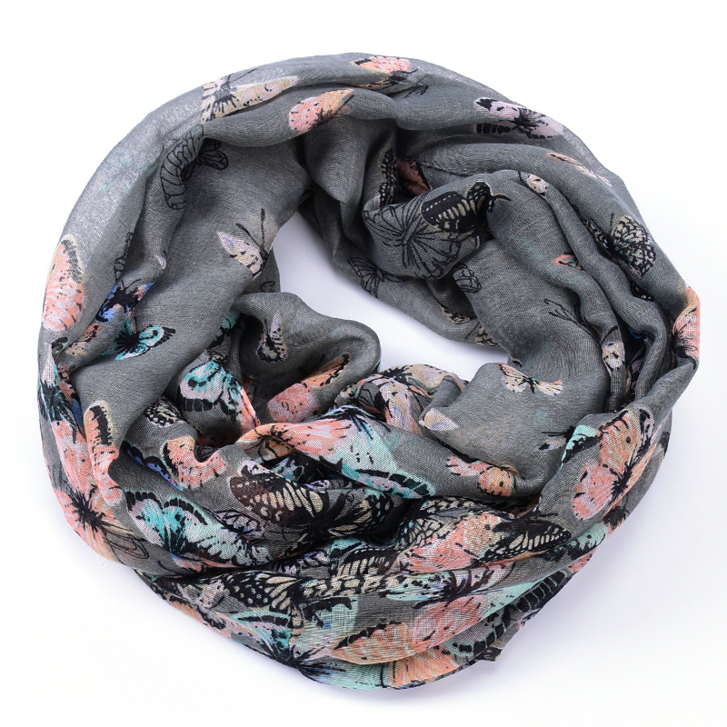 2022 New Fashion Butterfly Pri - Infinity Scarf Knit のレビューと価格