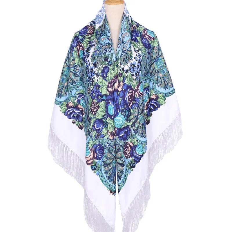 160*160cm Ethnic Large Square  - Woven Scarf Blanket のレビューと価格