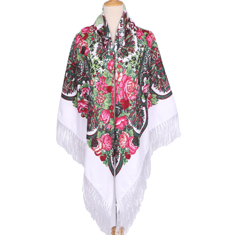 160*160cm Ethnic Large Square  - Woven Scarf Blanket のレビューと価格