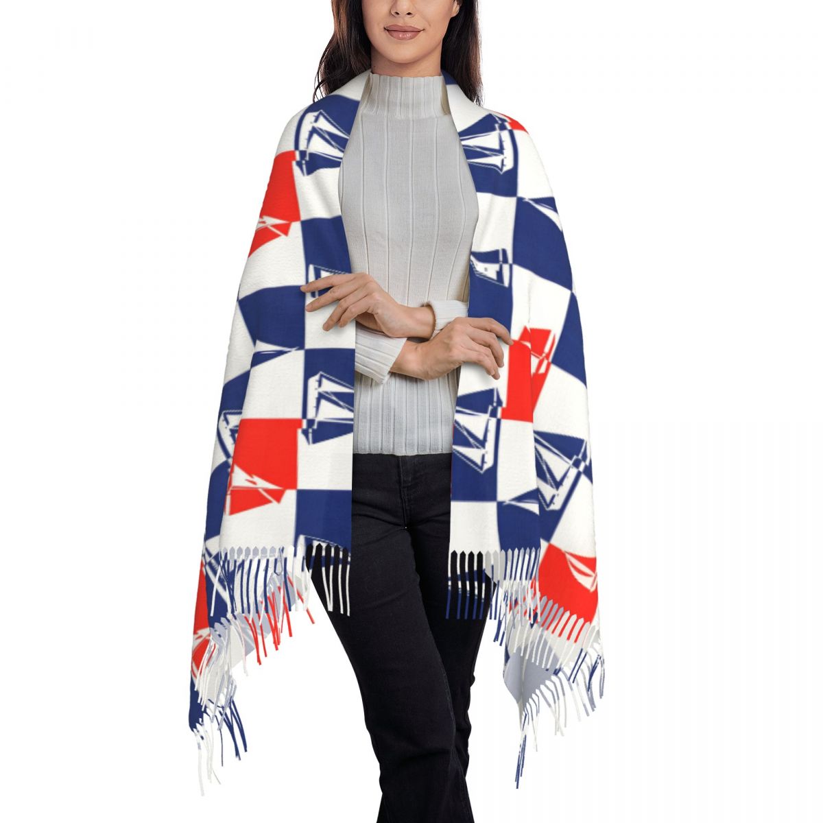 Sailing Ship Ocean Scarf Fall  - Pashmina Wrap Large のレビューと価格