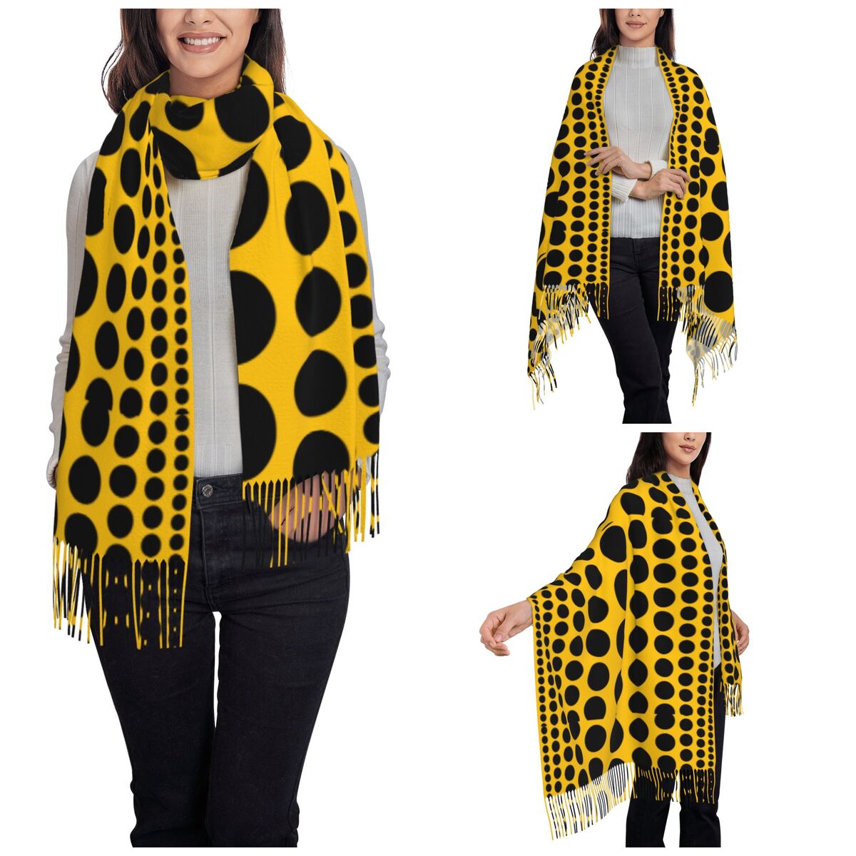 Infinity Polka Dots Scarf for  - Infinity Scarf Knit のレビューと価格
