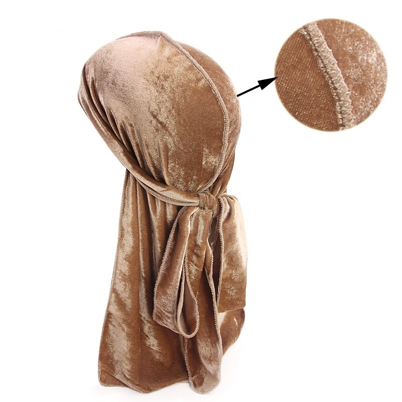 New Luxury Men's Velvet Durags - Bandana Doo Rag のレビューと価格