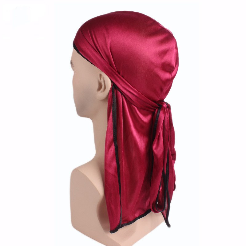 Breathable Men's Silky Satin K - Bandana Doo Rag のレビューと価格