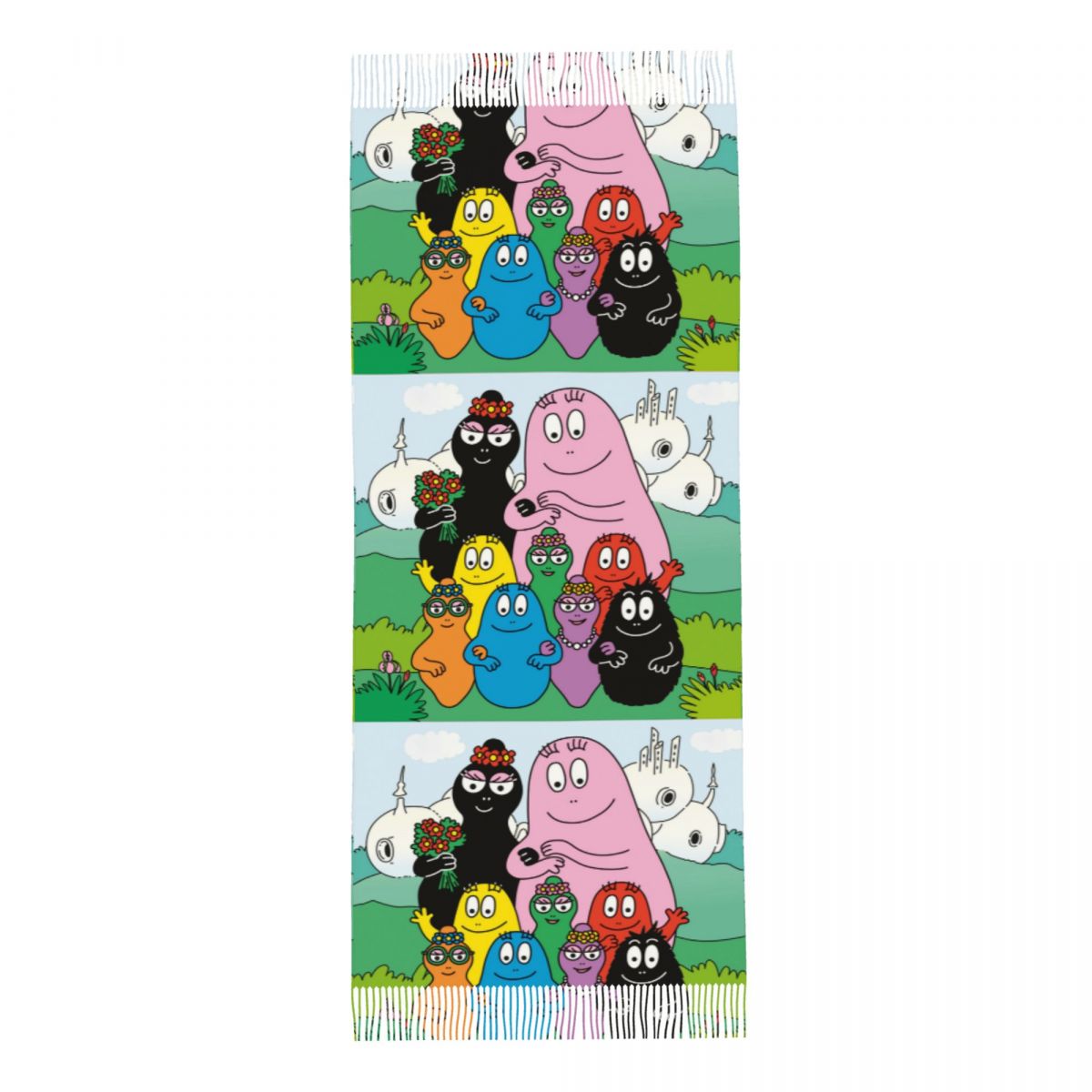 Les Barbapapa Family Shawls Wr - Pashmina Wrap Large のレビューと価格